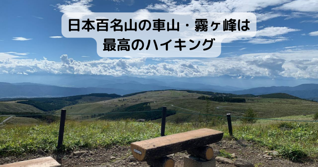 【登山日記】日本百名山の車山・霧ヶ峰は最高のハイキング