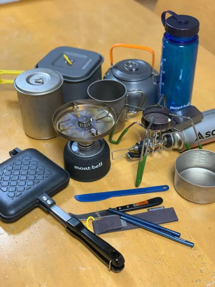 【登山グッズ】山メシ調理器具セットを軽量化!!一新しました