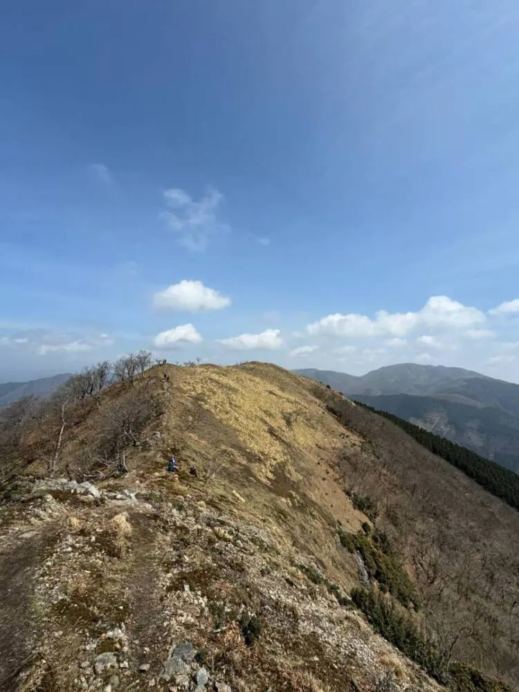 【登山活動】綿向山から竜王山へ縦走、鈴鹿山脈を見ながら縦走