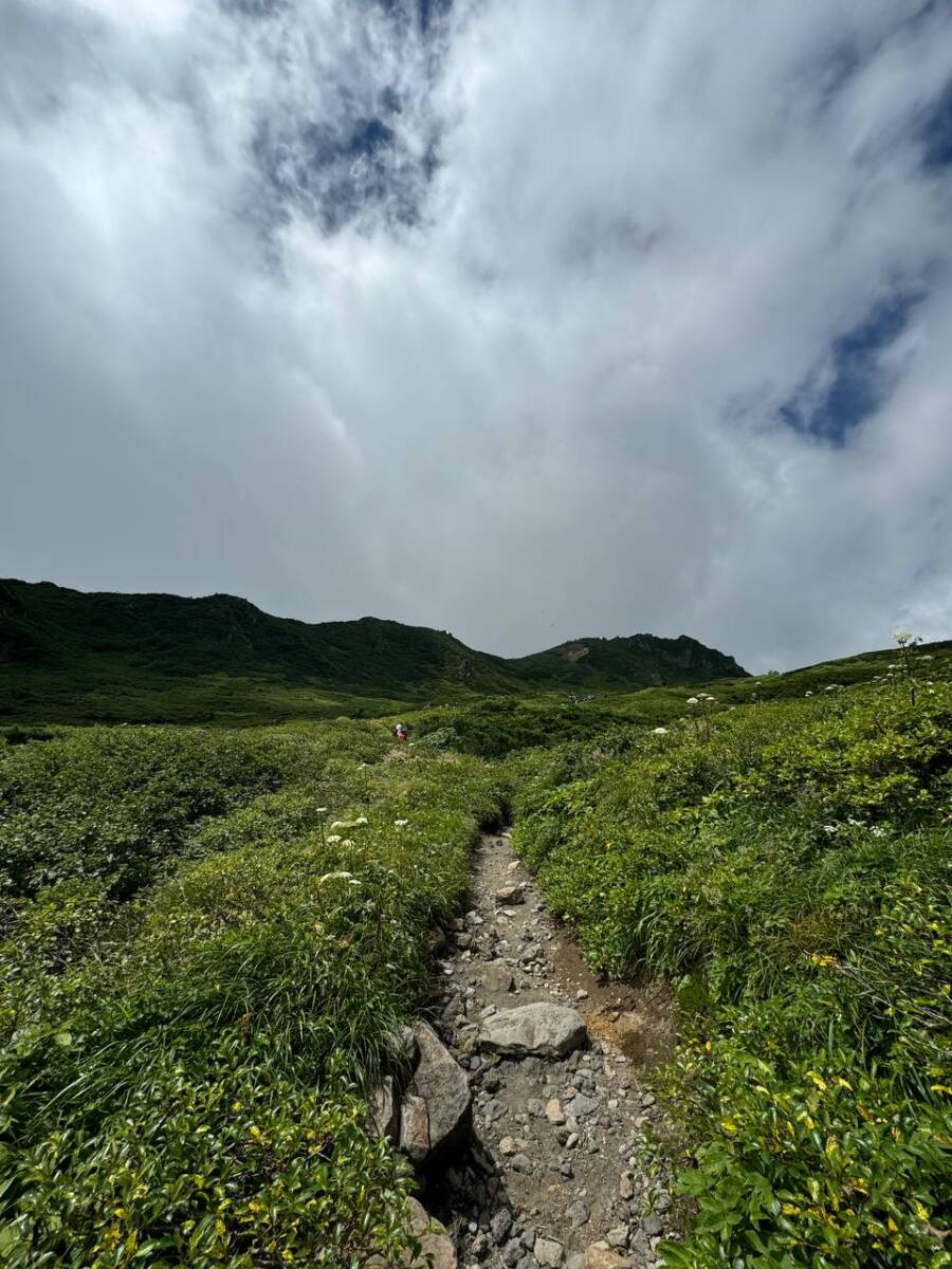 日本百名山「岩手山」大迫力の火口・長い登山道に色んな景色が見れる