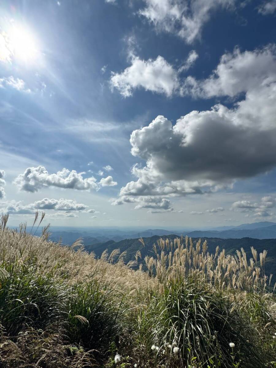 美作富士とも呼ばれる関西百名山「日名倉山」絶景広がる広大な景色