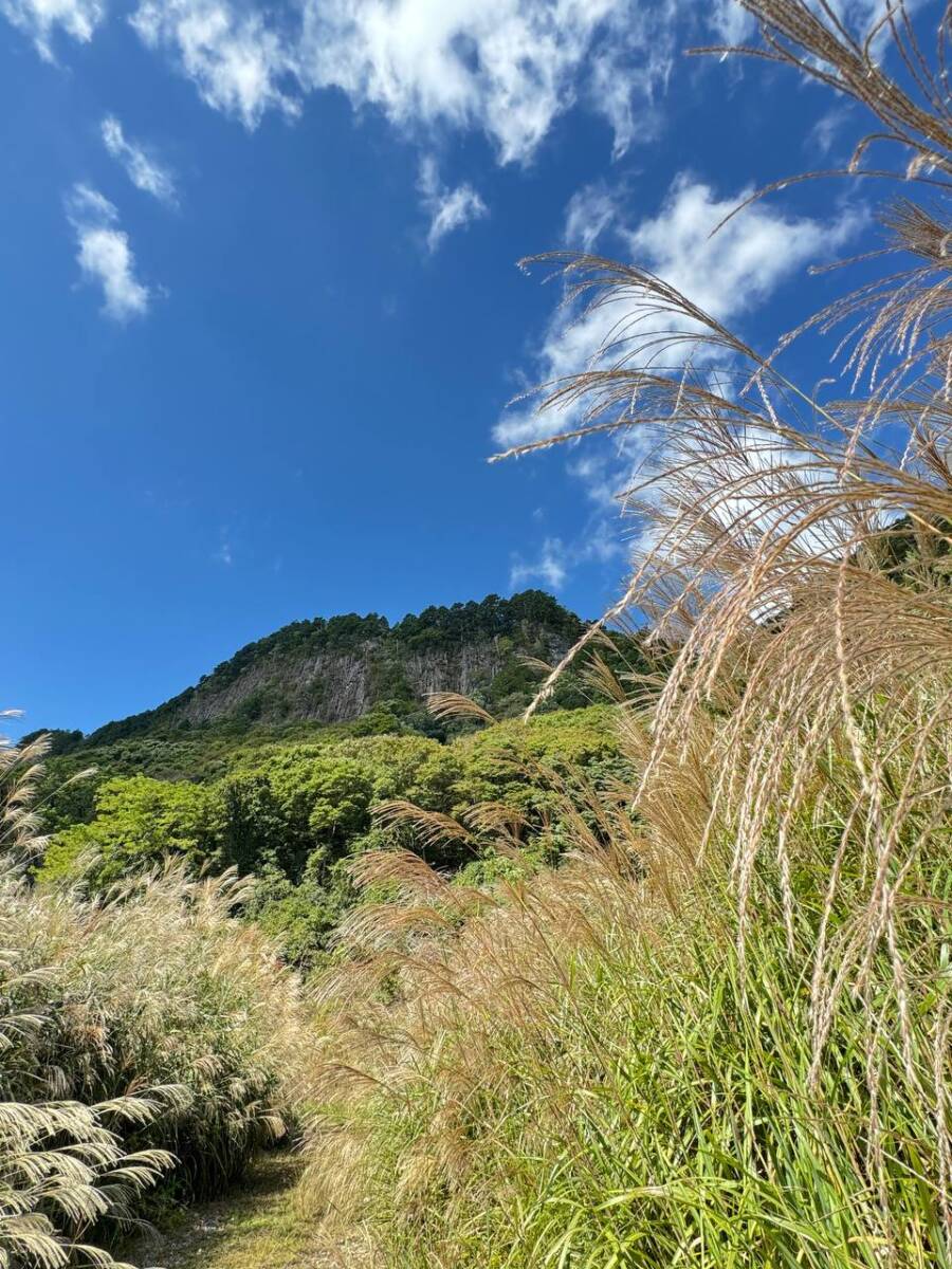 国の天然記念物「屏風岩」が立ちはだかる景観を楽しめるハイキング「住塚山」