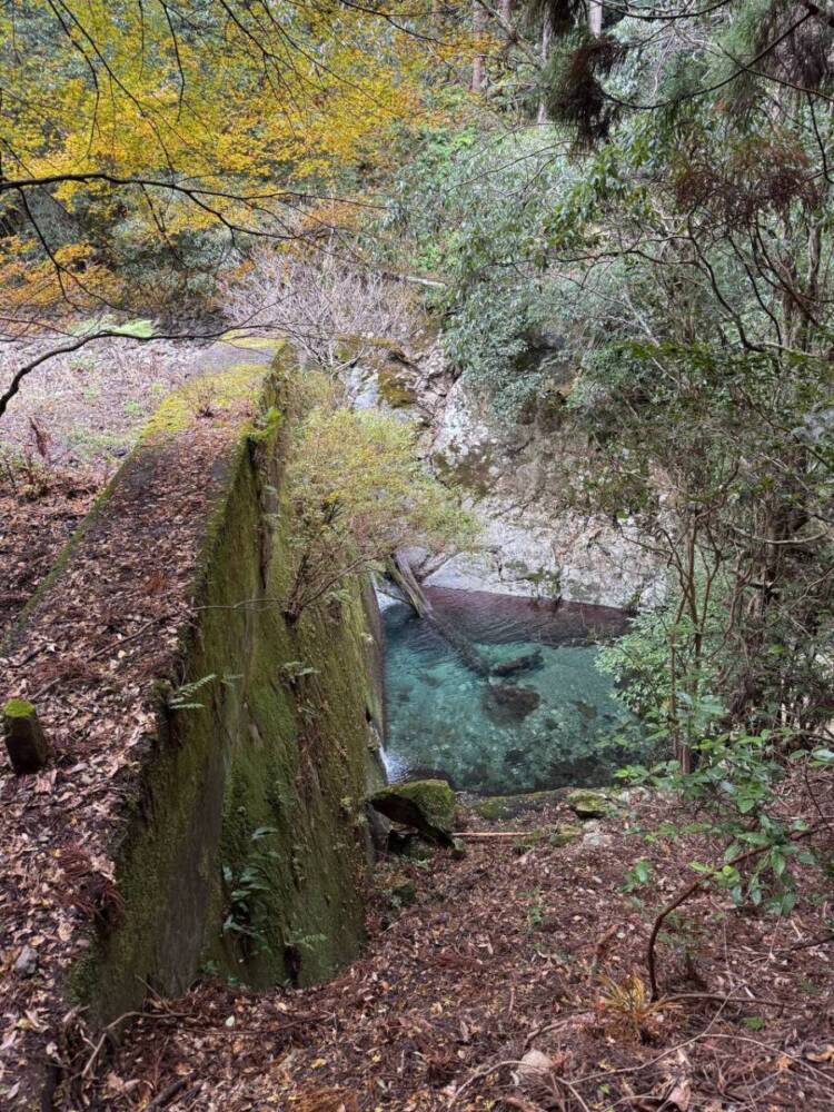 周囲は山々に囲まれ山深く、とにかく水が美しい和歌山の「矢筈岳」