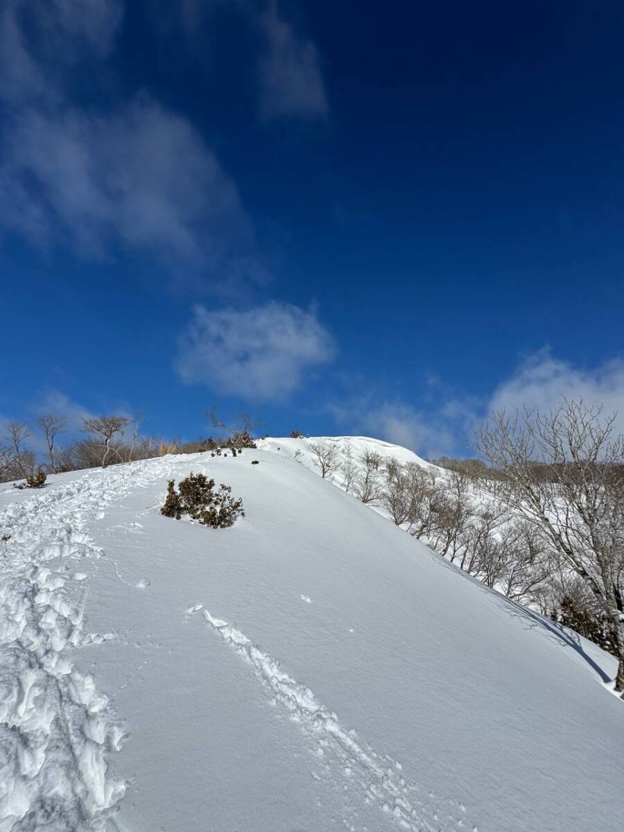 琵琶湖を眺めながら絶景スノーハイクができる『蓬莱山』