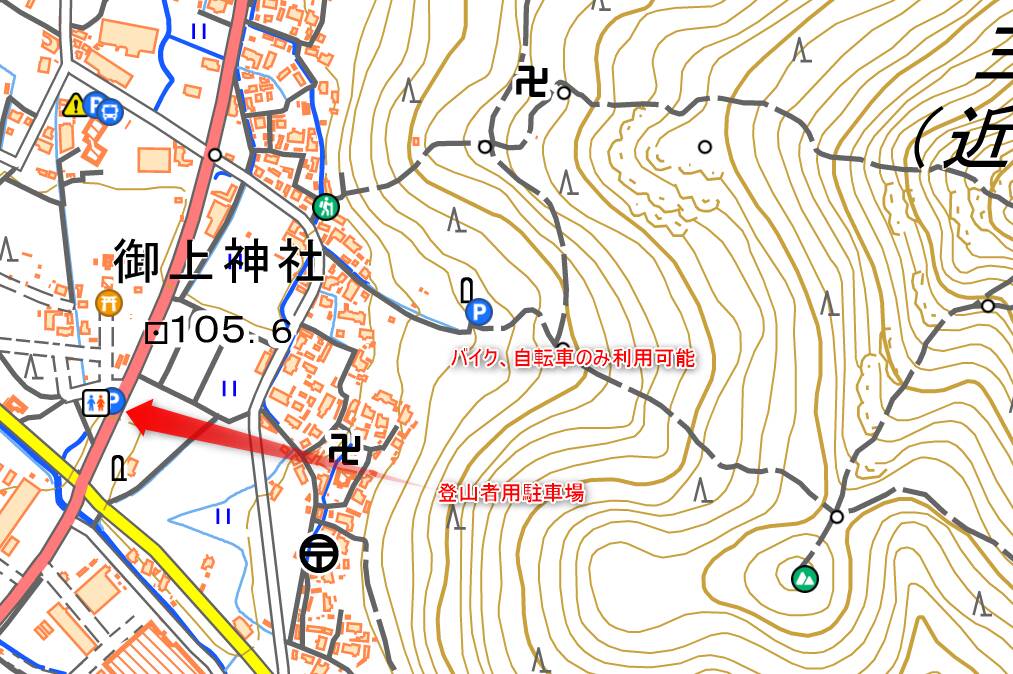 美しい山容で近江富士とも称される御上神社の御神体 『三上山』