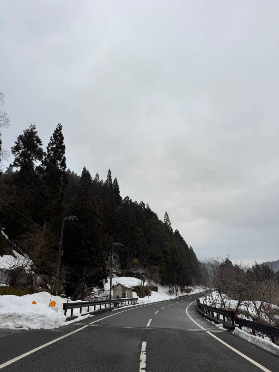 雪深すぎる大雪庇ロードの絶景!! 伊吹山地の最北の山「横山岳」