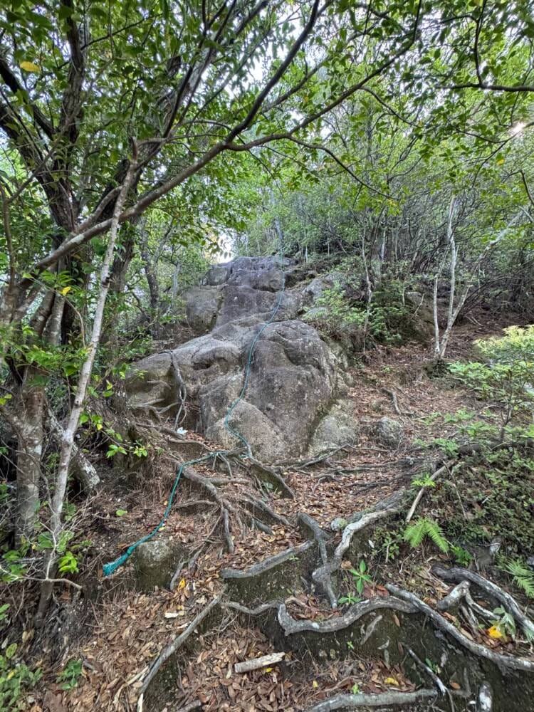 火山活動で面白い岩がたくさん見れるアドベンチャーコース 『嶽ノ森山』