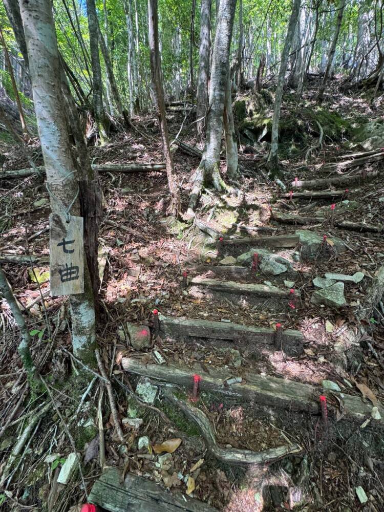 大峯山脈の山深い地にある数々の伝承が残る山 『笠捨山』