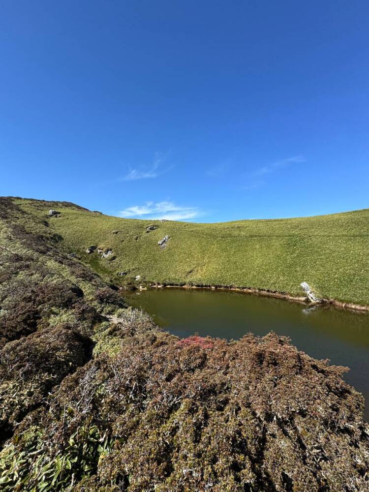 稜線の絶景広がる四国の名峰『三嶺』がとても美しかった